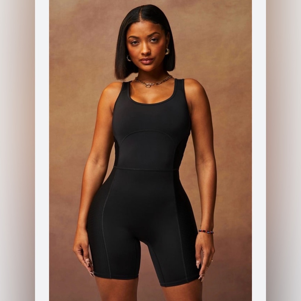 Fabletics Motion365+ Open Back Short Jumpsuit - image 1